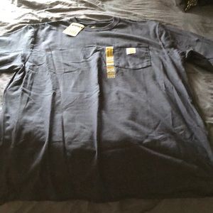 Carhartt navy blue pocket t shirt